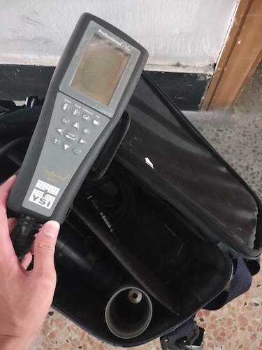 7月11日生科院赴余杭“激浊扬清”水质监测小分队  仪器培训